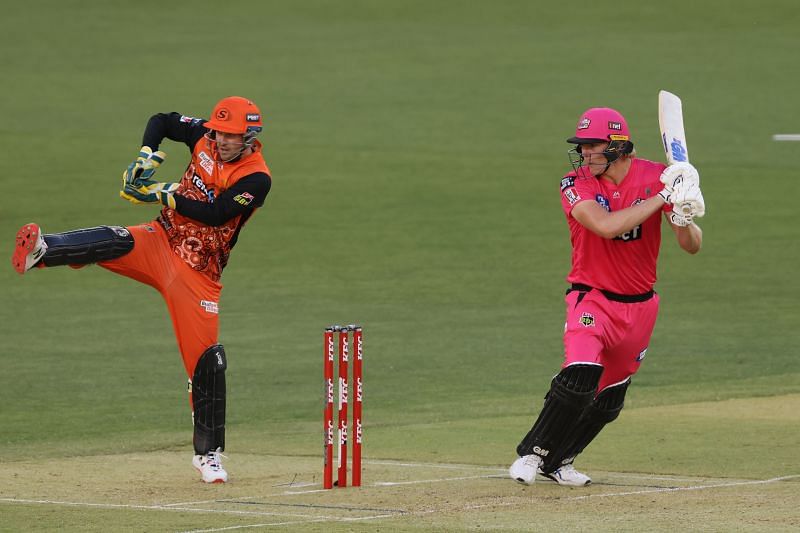 Sydney Sixers in action against Perth Scorchers